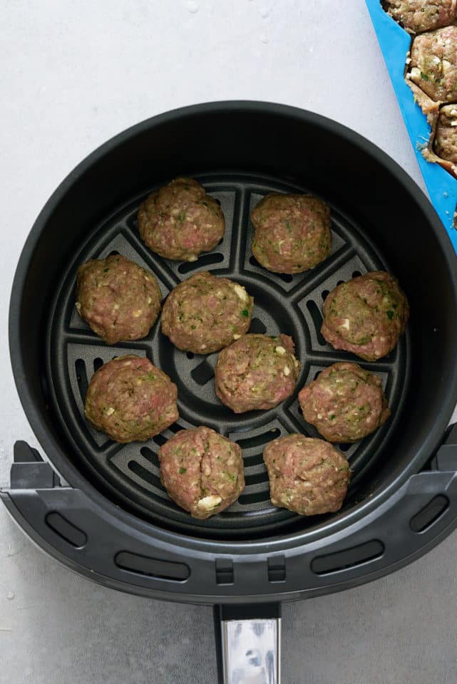 Quick And Easy Air Fryer Meatballs Recipe My Forking Life