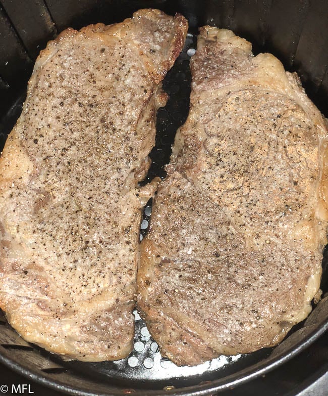 Perfect Air Fryer Steak with Garlic Herb Butter