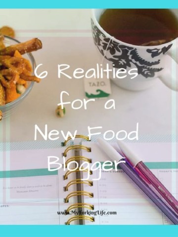 6 realities for a new food blogger. My experience as a new food blogger.