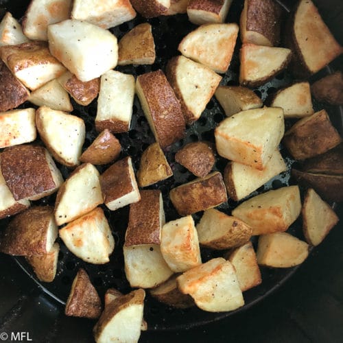 Breakfast Air Fried Potatoes - My Forking Life