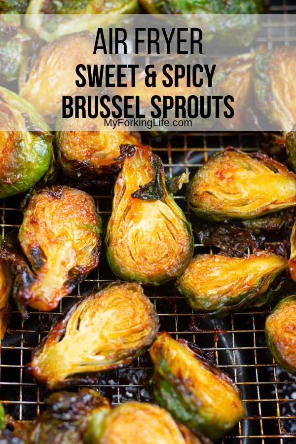 These Sweet and Spicy Air Fryer Brussel Sprouts come out perfect when cooked in your Air Fryer. Toss them in a Korean style sauce for the perfect vegetable side dish. #airfryerrecipe #airfryer
#airfryervegetables