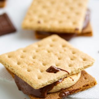 Super Easy Air Fryer S'mores - My Forking Life