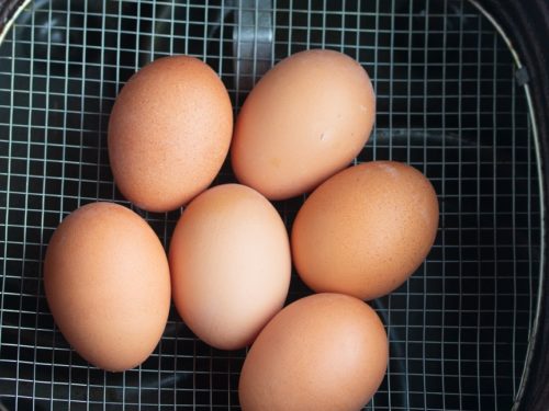 hard boiled eggs in air fryer oven