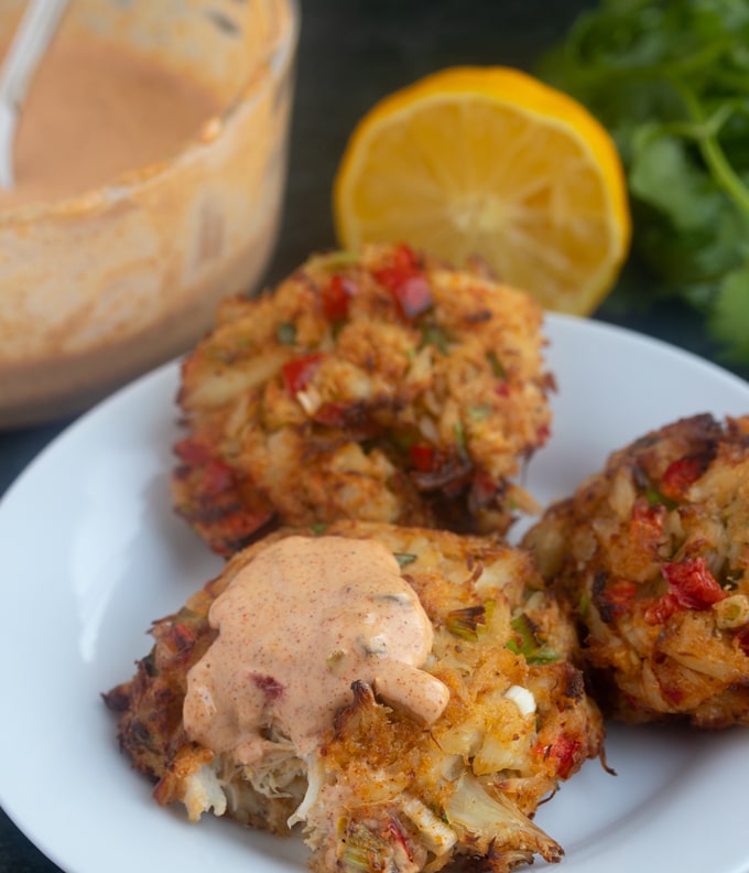 Easy Air Fryer Crab Cakes - My Forking Life