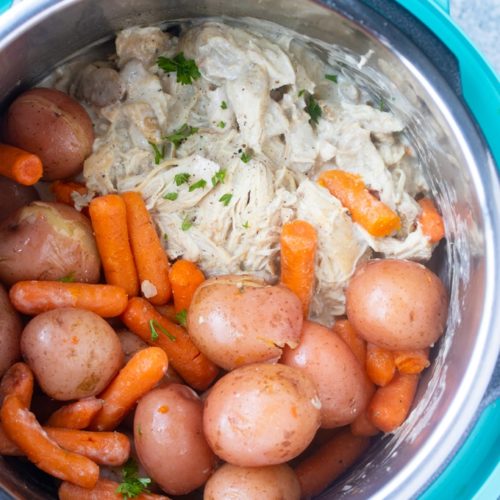 instant pot frozen chicken potatoes carrots