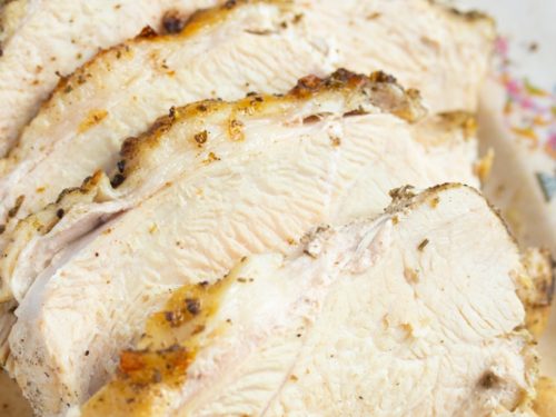 Roasted Air Fryer Turkey Breast (Bone-In or Boneless) - My Forking Life