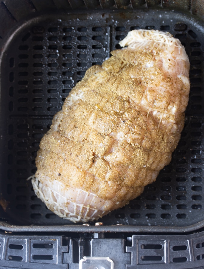Roasted Air Fryer Turkey Breast (Bone-In or Boneless) - My Forking Life