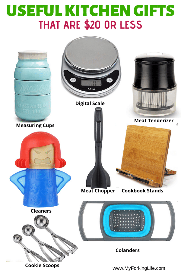 Holiday Gift Guide 15 Kitchen Gifts For 20 Or Less My Forking Life   Useful Kitchen GIFTS Pin1 