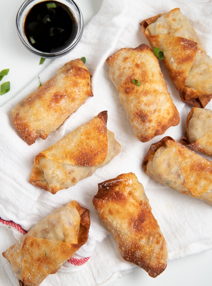 Egg rolls au smoked meat à l'air fryer - 5 ingredients 15 minutes