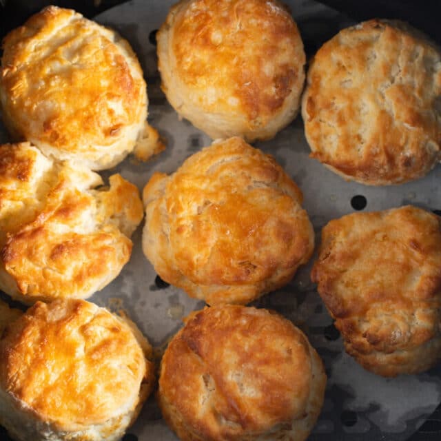 Homemade Air Fryer Biscuits - My Forking Life