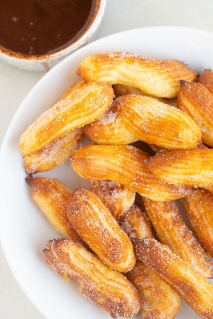 Homemade Churros (Air Fryer or Stovetop) - My Forking Life