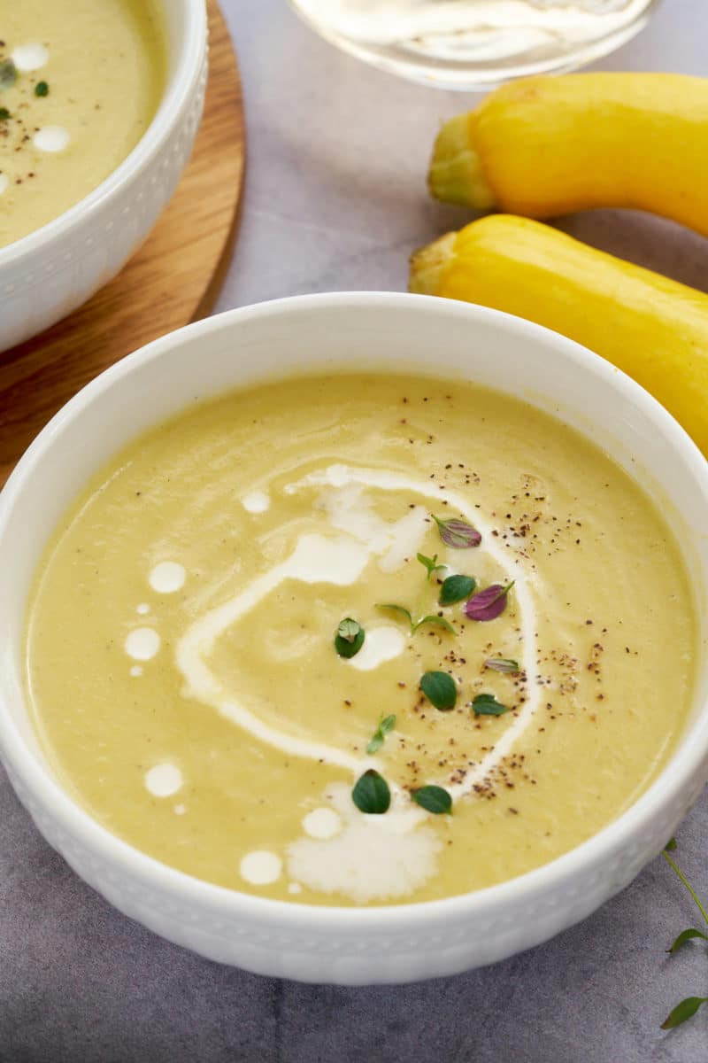 Creamy Yellow Squash Soup - My Forking Life