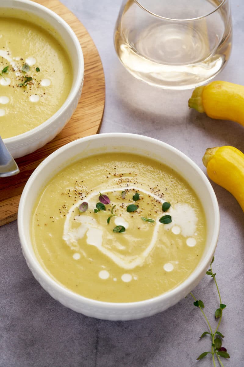 Creamy Yellow Squash Soup - My Forking Life