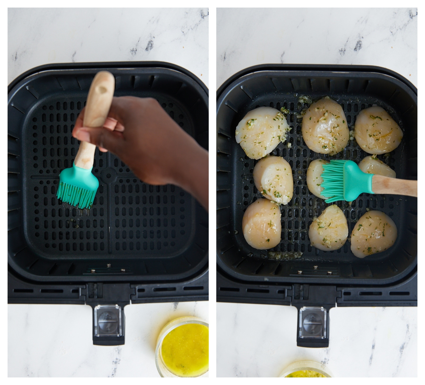 Air Fryer Scallops With Garlic Herb Butter My Forking Life 7683