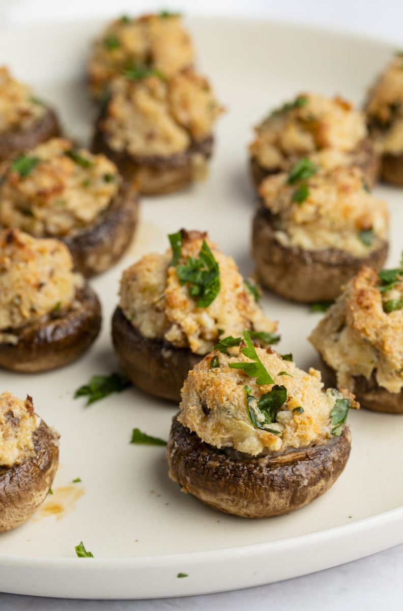 Cream Cheese Stuffed Mushrooms - My Forking Life