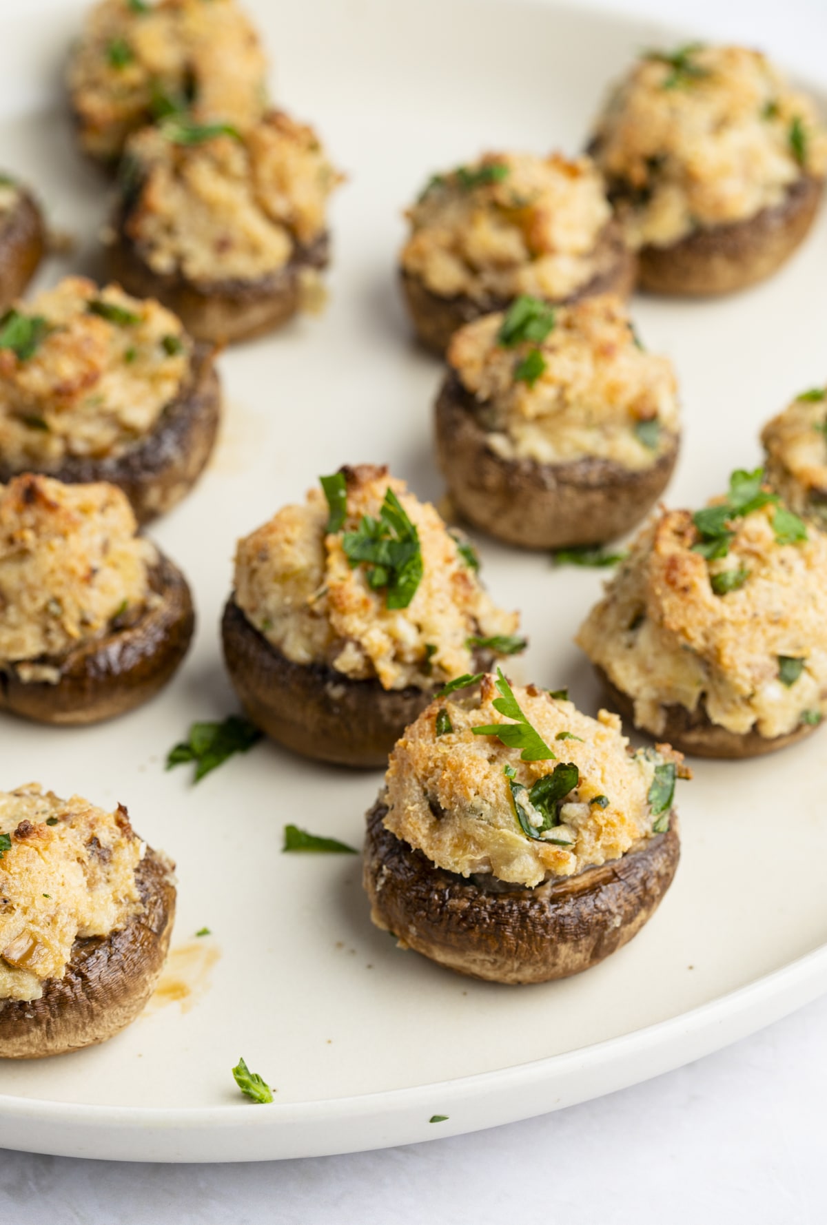 Cream Cheese Stuffed Mushrooms - My Forking Life