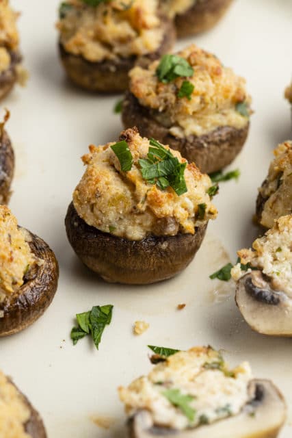 Cream Cheese Stuffed Mushrooms - My Forking Life