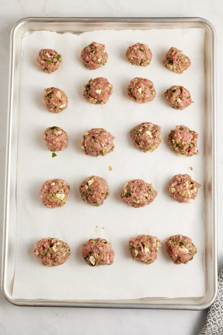 Lamb Meatballs with Herb Yogurt Sauce - My Forking Life