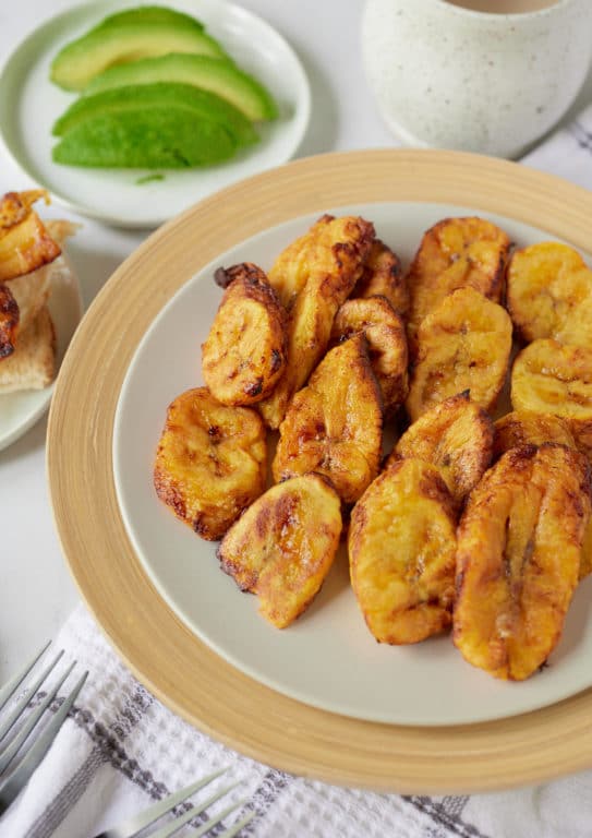 Air Fryer Plantains (Fried Sweet Ripe Plantains) - My Forking Life