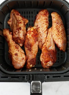 Seasoned Air Fryer Turkey Wings - My Forking Life