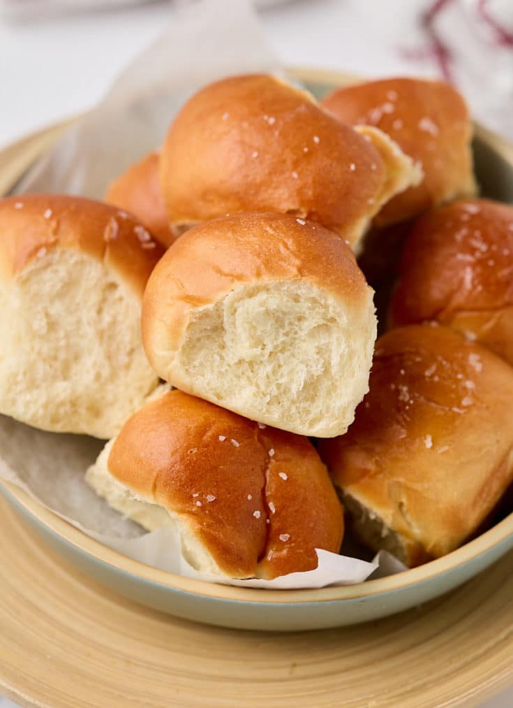 Soft Air Fryer Dinner Rolls - My Forking Life