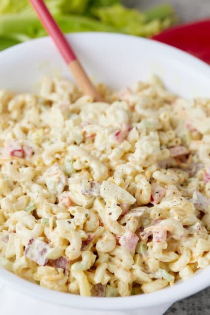 Southern Style Macaroni Salad Recipe - My Forking Life