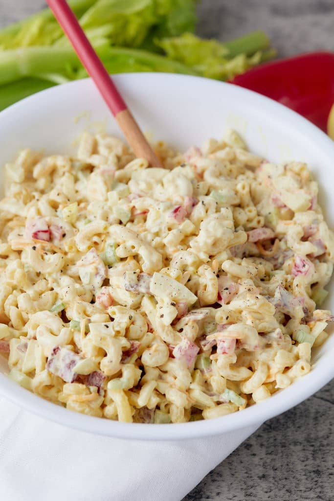 Southern Style Macaroni Salad Recipe - My Forking Life