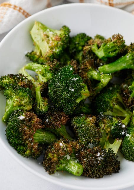 Seasoned Air Fryer Broccoli - My Forking Life