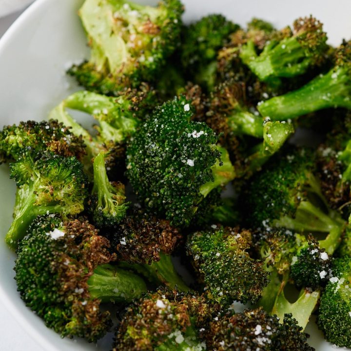 Seasoned Air Fryer Broccoli - My Forking Life