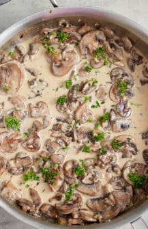 Creamy Mushroom Sauce (Best Ever!) - My Forking Life