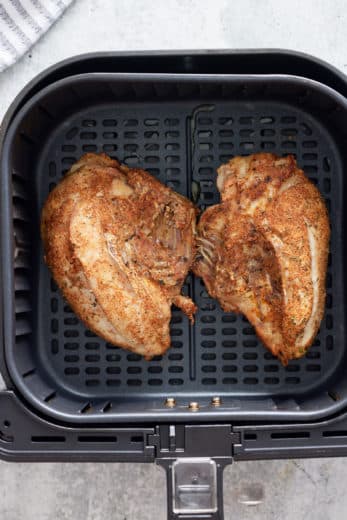 Air Fryer Bone-In Chicken Breasts Recipe - My Forking Life
