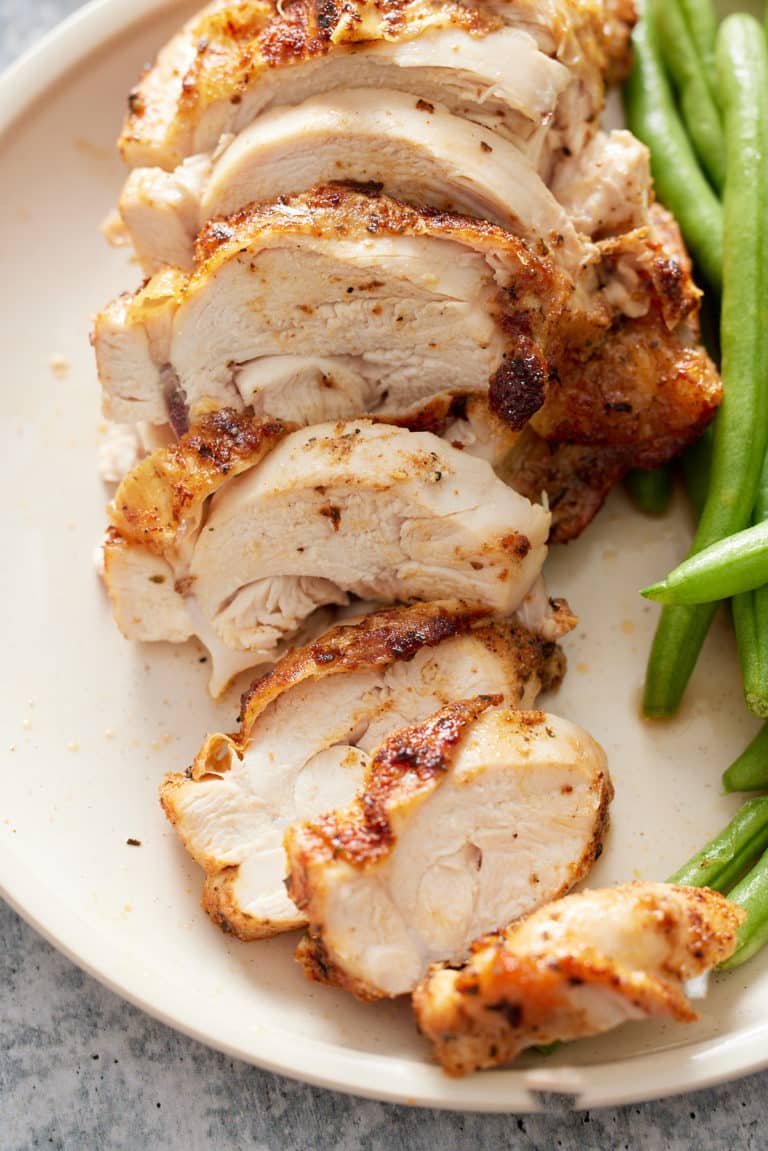 Air Fryer Bone-In Chicken Breasts Recipe - My Forking Life