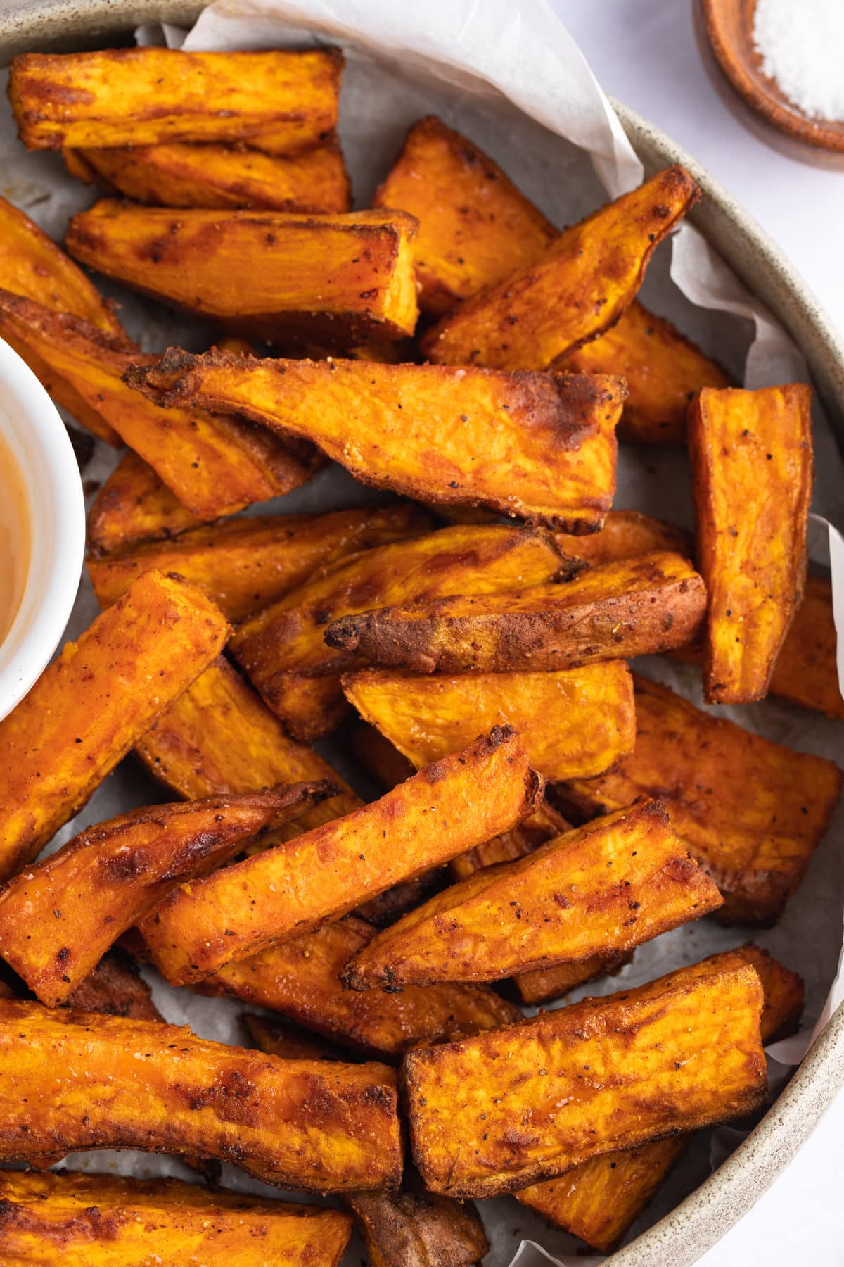 Air Fryer Sweet Potato Wedges - My Forking Life
