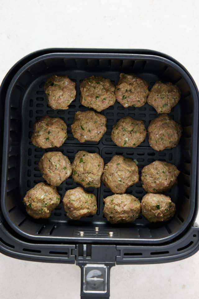 Air Fryer Turkey Meatballs - My Forking Life