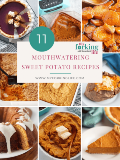 grid of sweet potato recipes