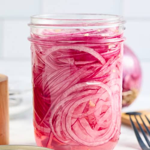 How About This - Quick Pickled Red Onion! • Tasty Thrifty Timely