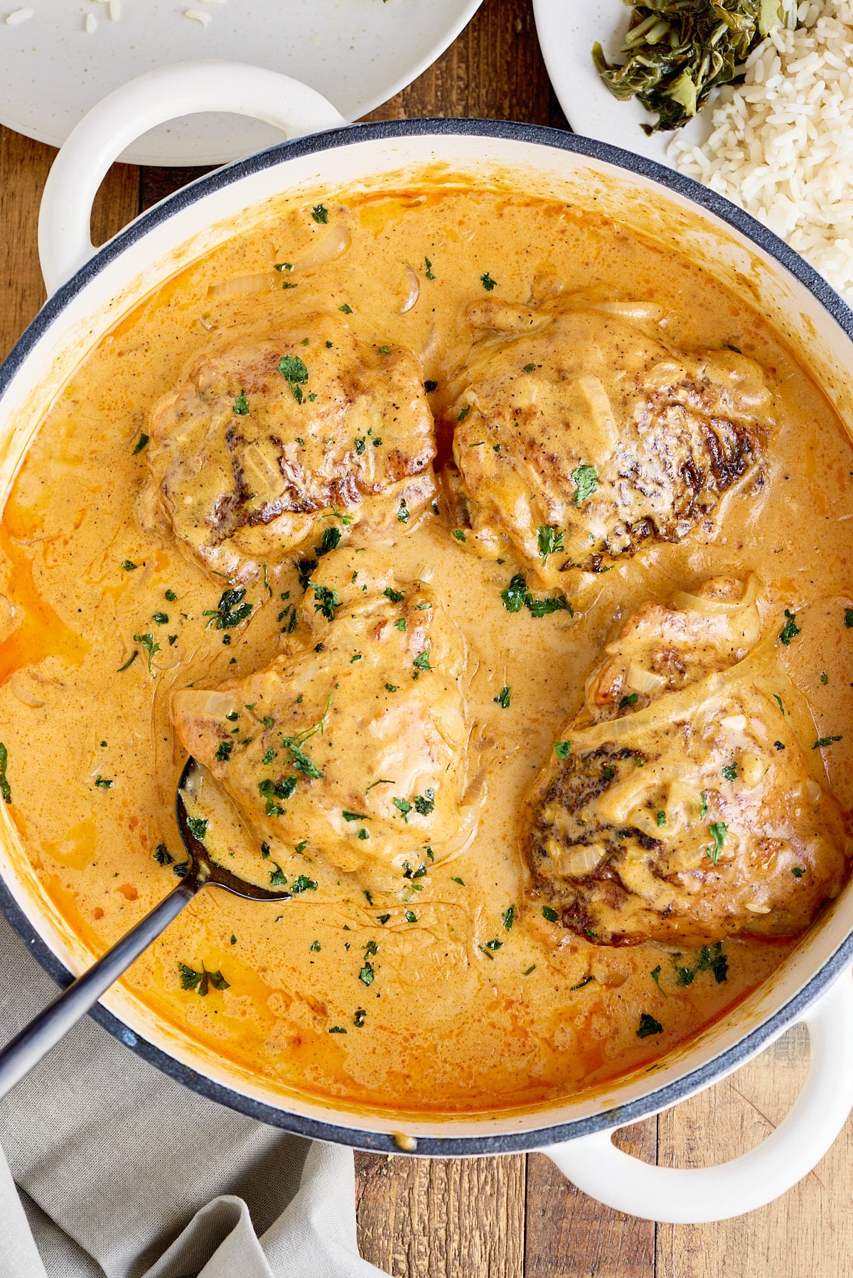 Smothered Chicken and Gravy 