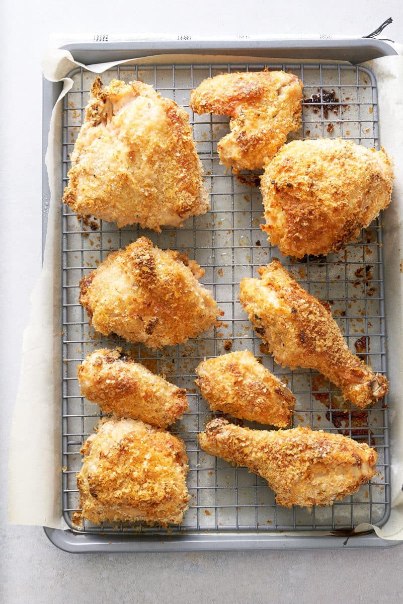 Oven Fried Chicken Recipe - My Forking Life