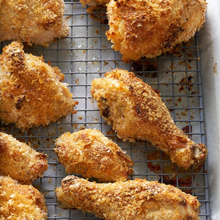 Oven Fried Chicken Recipe - My Forking Life