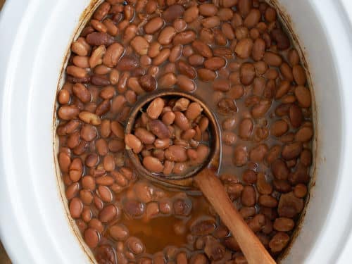 Slow Cooker Pinto Beans - My Forking Life