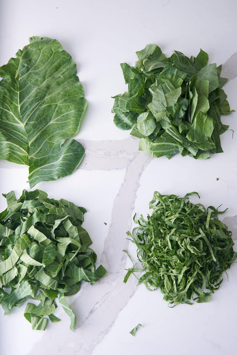 How to Cut Collard Greens: 4 Techniques - My Forking Life