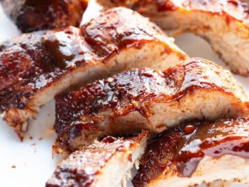 Easy BBQ Air Fryer Ribs