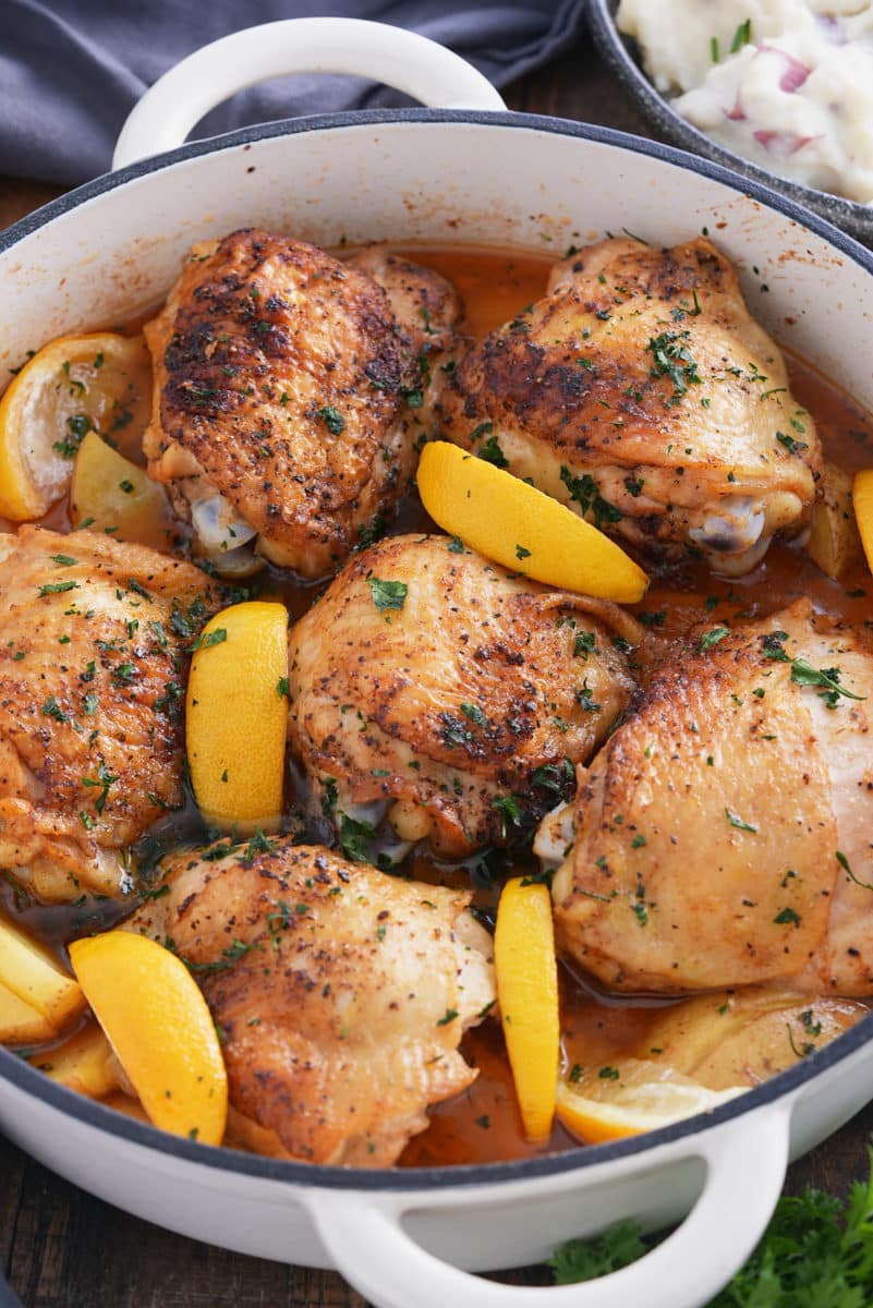 Flavorful Braised Chicken Thighs - A Delicious Recipe! - My Forking Life