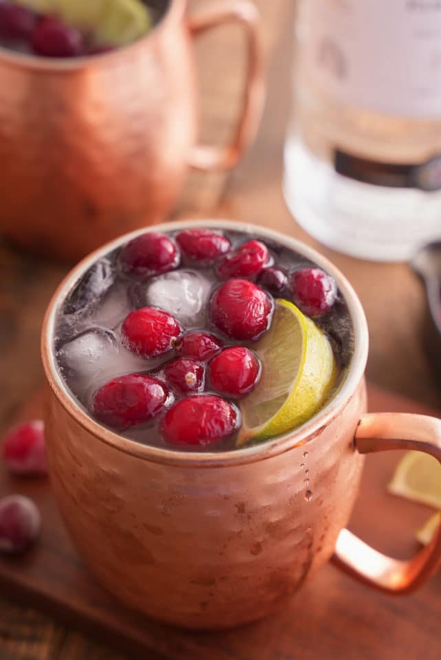 Cranberry Moscow Mule - My Forking Life