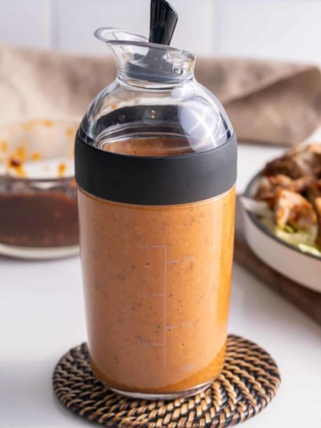 chipotle vinaigrette in salad dressing bottle