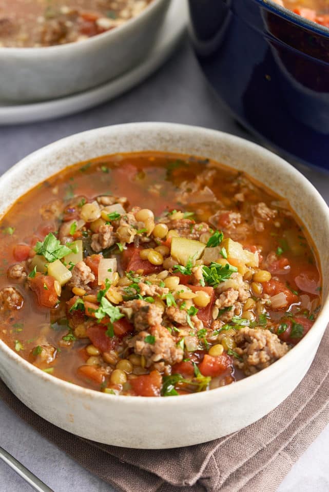 Sausage Lentil Soup - My Forking Life