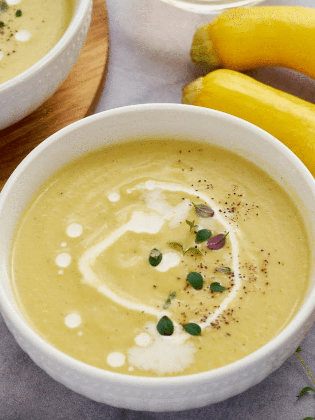 Creamy Yellow Squash Soup My Forking Life