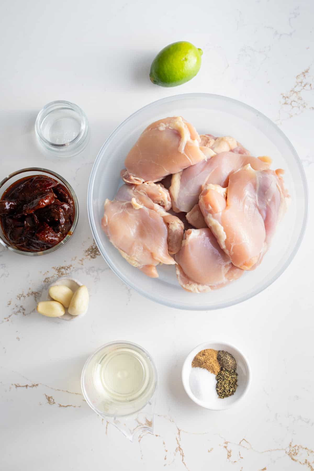 ingredients for copycat chipotle chicken