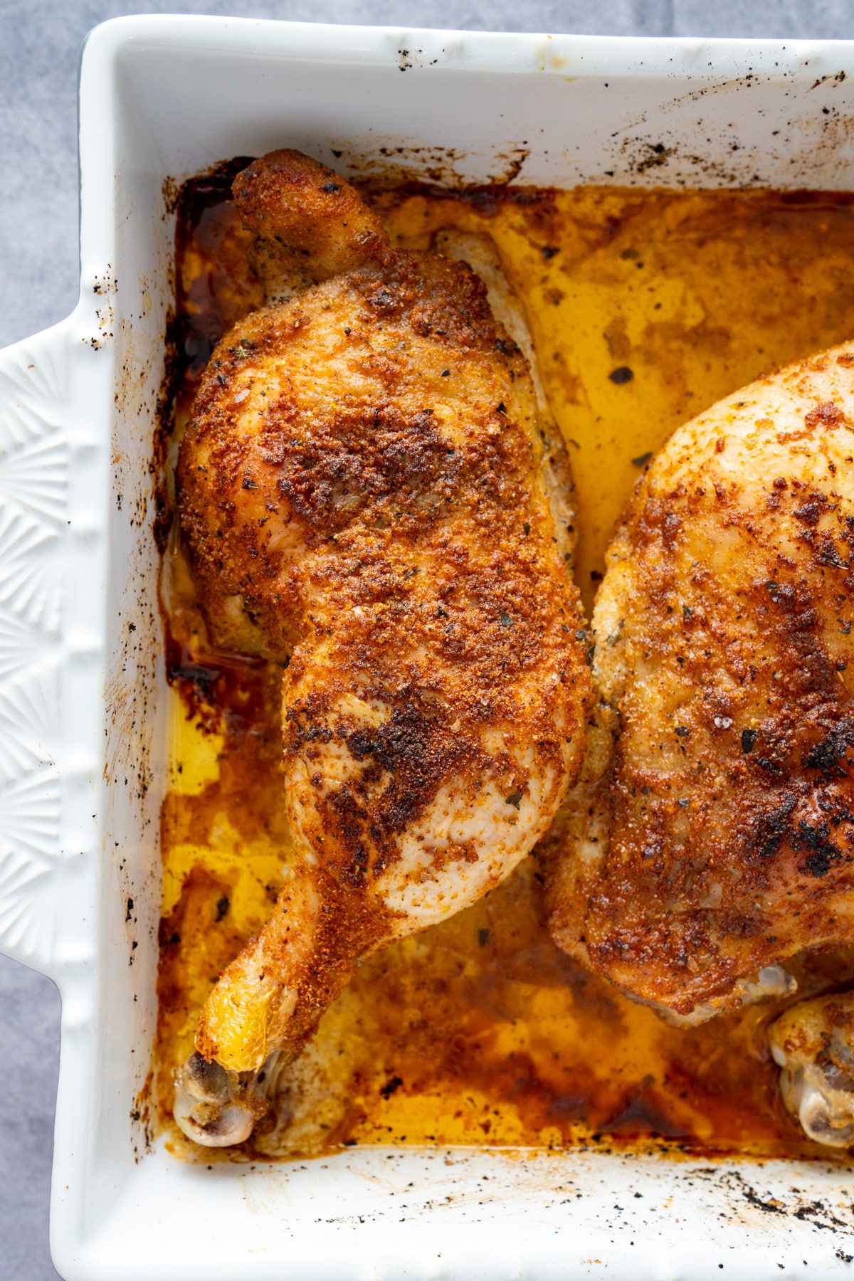 baked chicken in dish