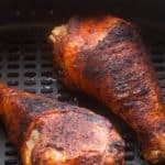 roasted turkey legs in air fryer basket